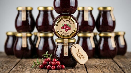 Dzērveņu ievārījums BIO