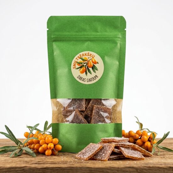 Ogu konfektes BIO, smiltsērkšķu, 60g