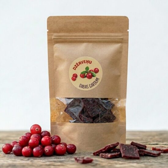 Ogu konfektes BIO, dzērveņu, 60g