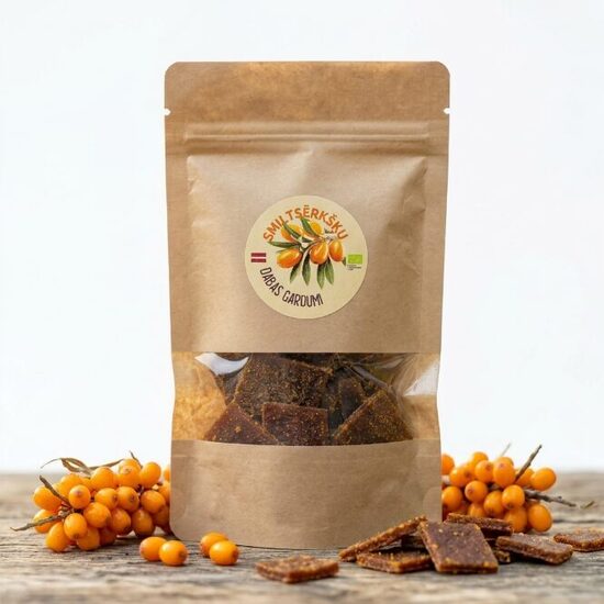 Ogu konfektes BIO, smiltsērkšķu, 60g